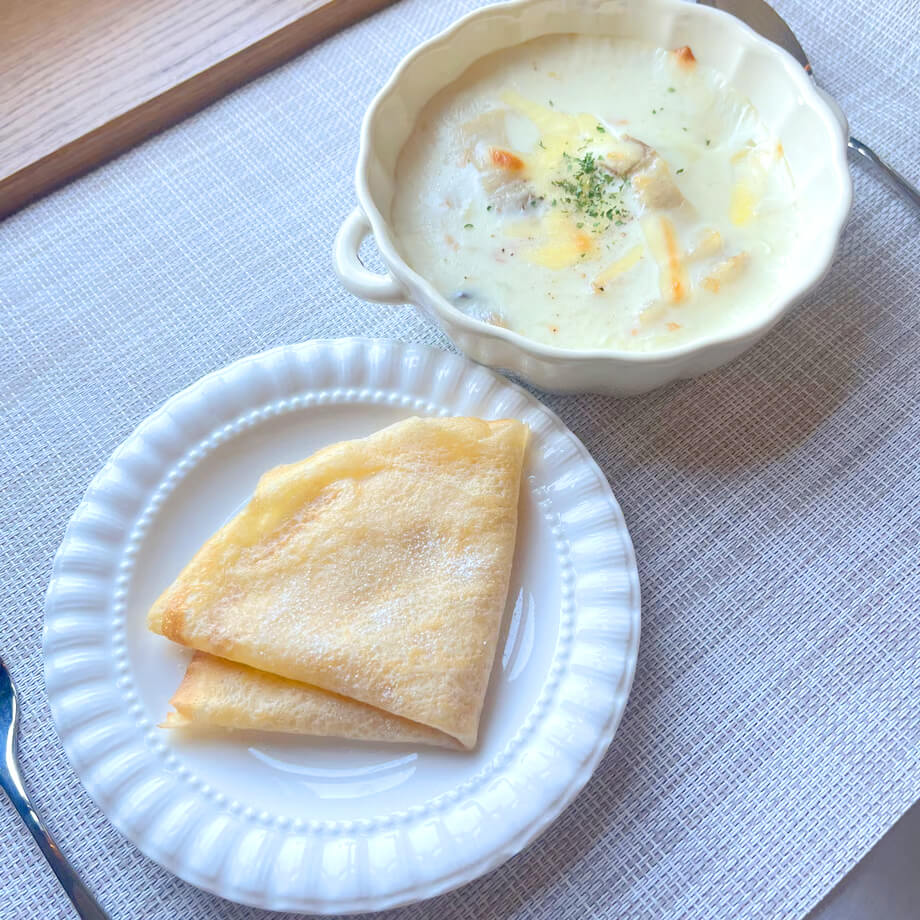 クレープ＆グラタンのレッスン